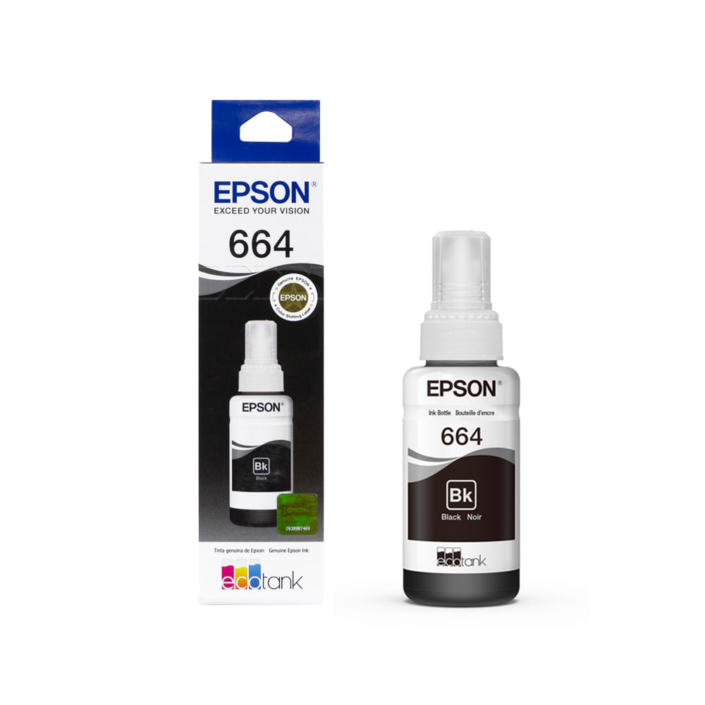 Tinta Epson Black 664 - polipapel