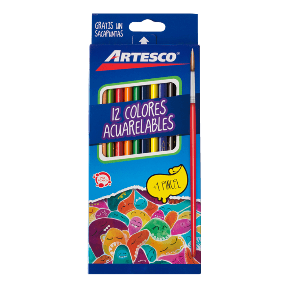 colores acuarelables artesco