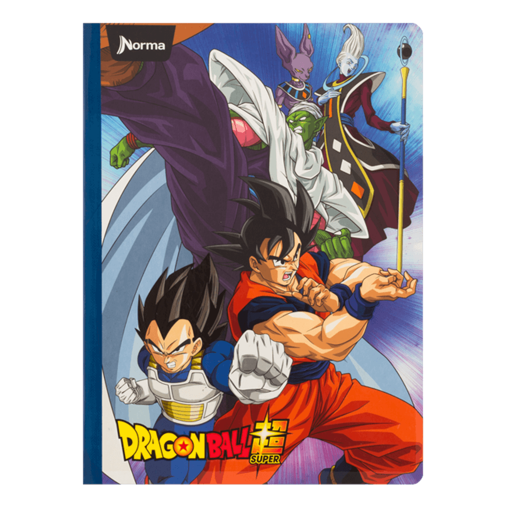 Cuaderno Cosido Norma Dragon Ball de Cuadros 100 Hojas - polipapel