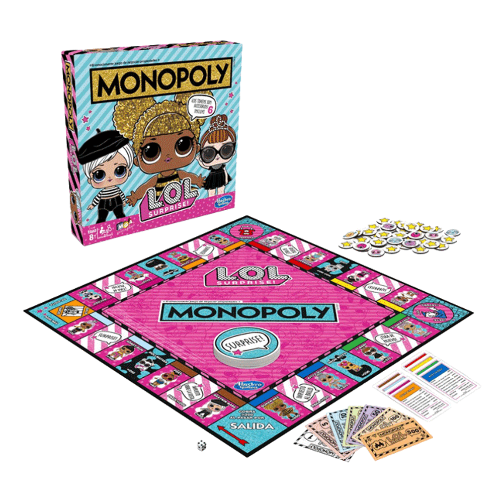 Juego Monopoly Lol Surprise Polipapel
