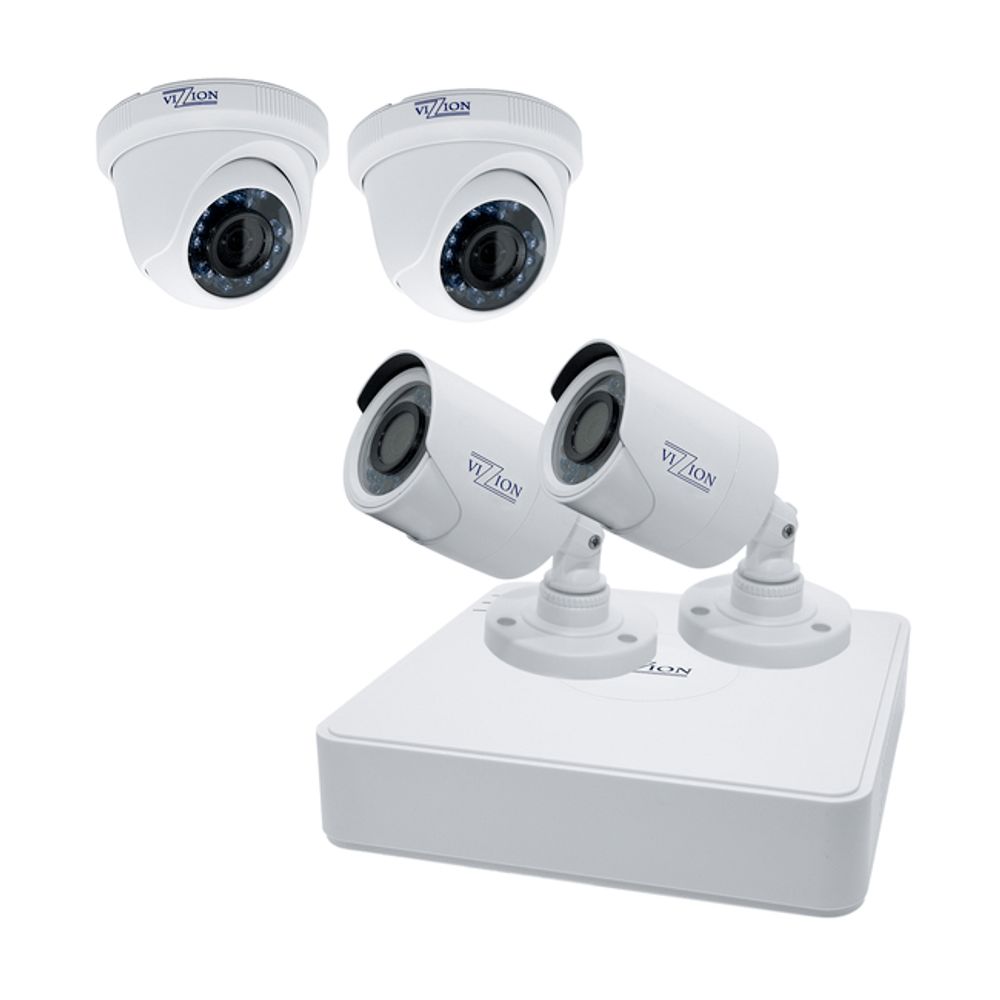 Paquete visión con cámaras de videovigilancia - Protegim