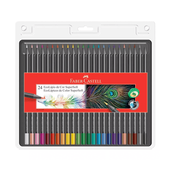 Faber-Castell-110024 Lápices de Colores, 24 Unidades, Multicolor,  ecolápices (Polychromos 110024) : : Oficina y papelería