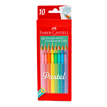  Faber-Castell Lápiz de color, EcoPencil Supersoft, 1207100SOFT,  100 colores : Productos de Oficina
