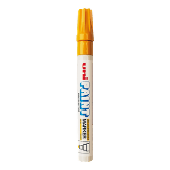 Rotulador marcador permanente punta fina. Color oro - Fieltro - Los mejores  precios