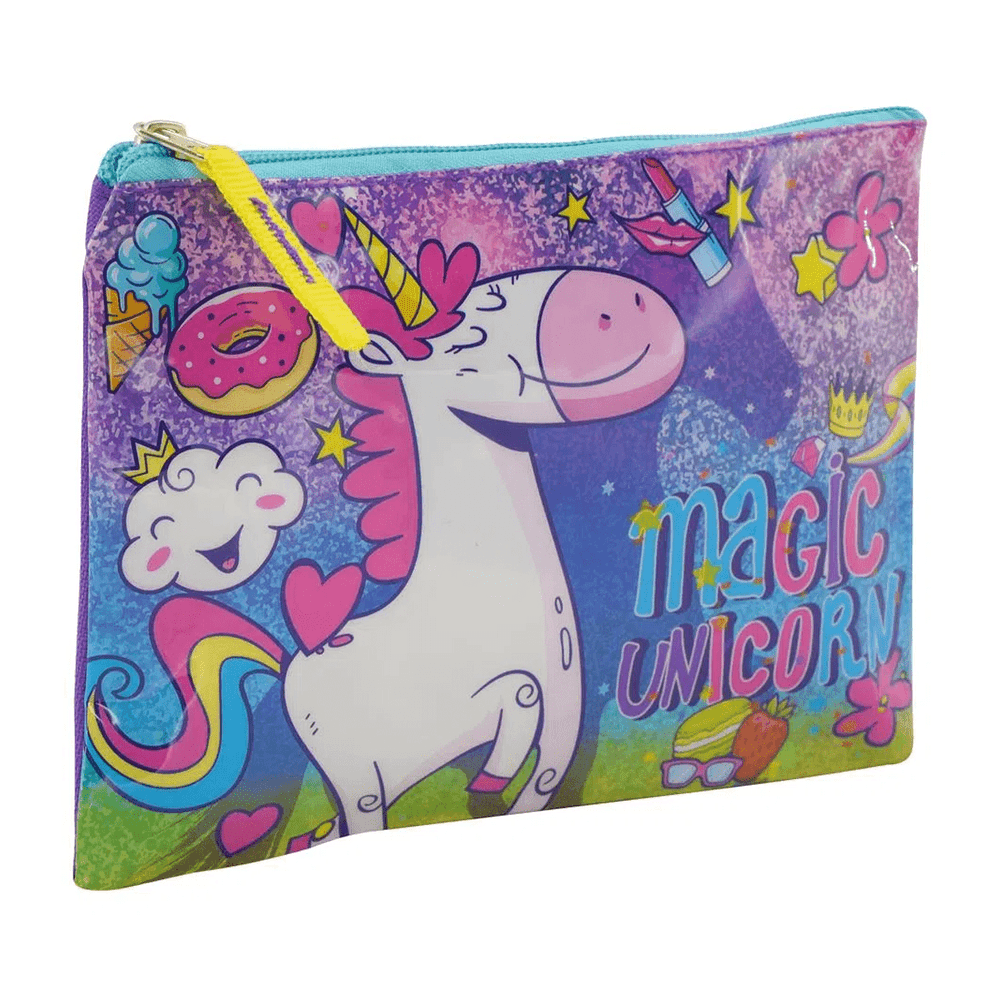 Cartuchera Sencilla Mozioni Magic Unicorn polipapel