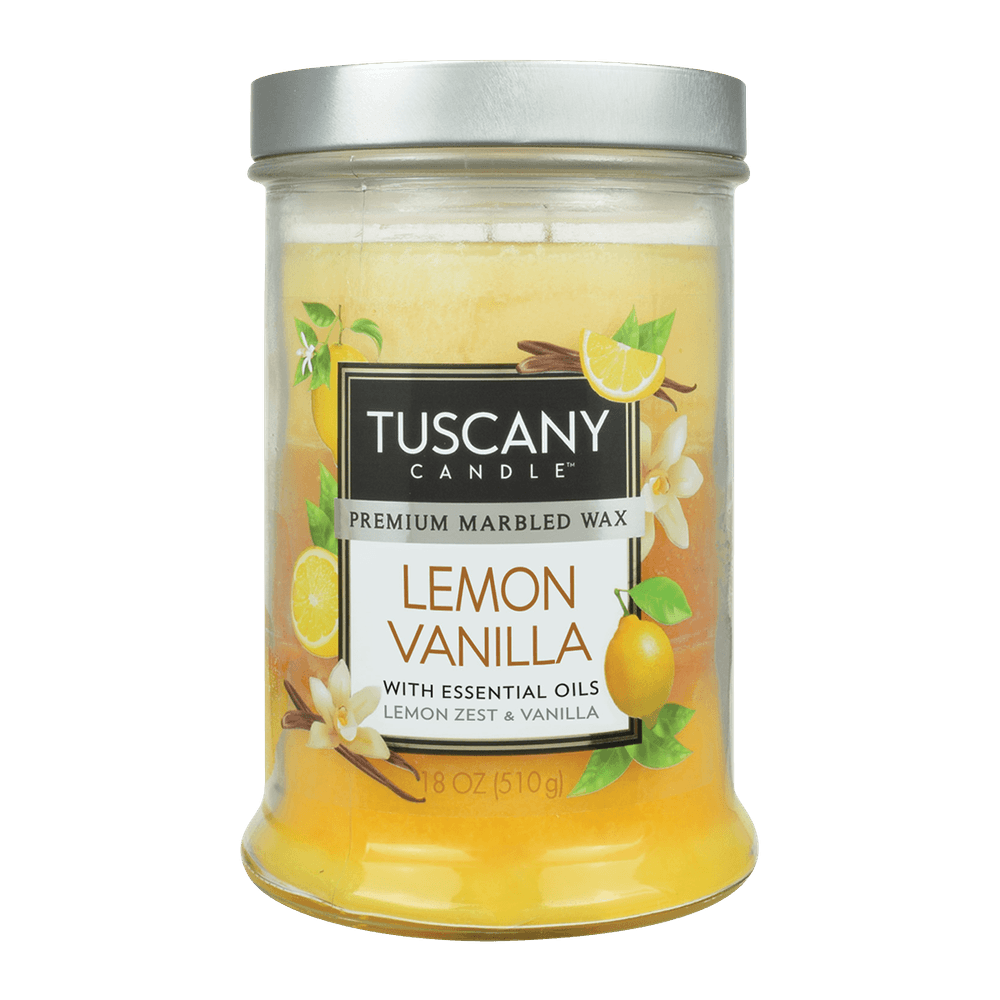 Vela Tuscany Candle Lemon Vanilla 18 oz - polipapel