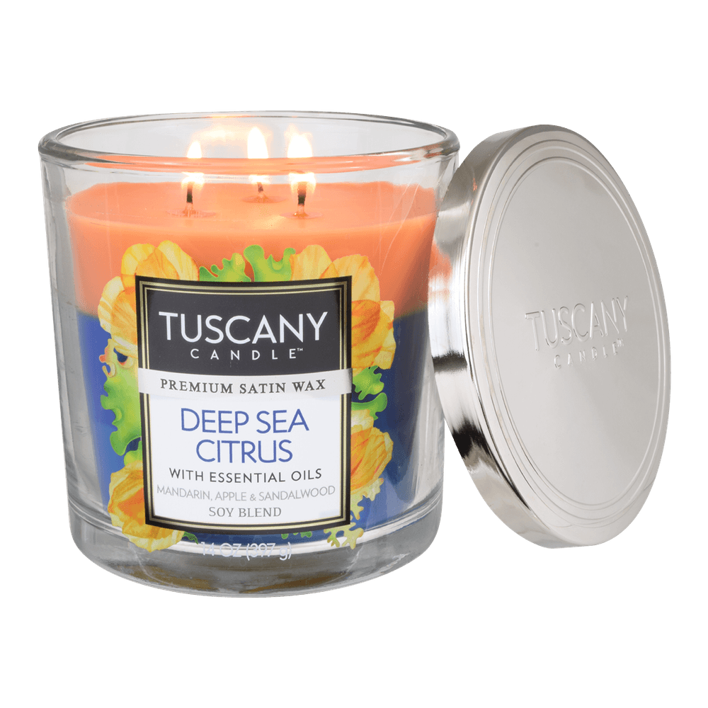 Vela Tuscany Candle Deep Sea Citrus 14 oz polipapel