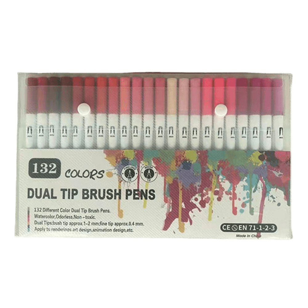 Marcador Uni Pin Brush - polipapel