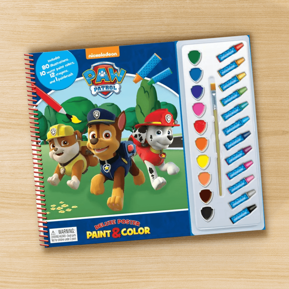 PAW PATROL LIBRO DE POSTERS PINTA