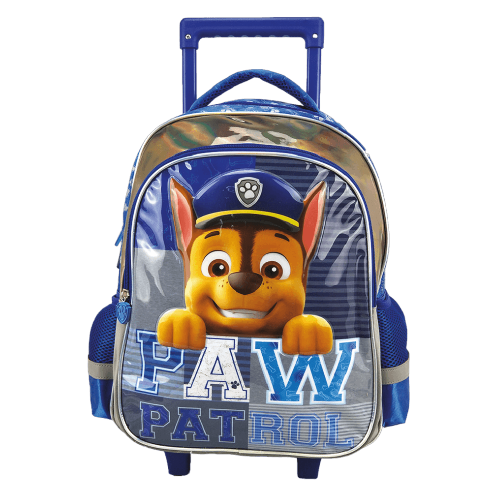 Mochila escolar de Paw Patrol para niños, paquete de 3 piezas con bolsa de  15 pulgadas, 300 calcomanías y colgador de puerta (bolsa de viaje de