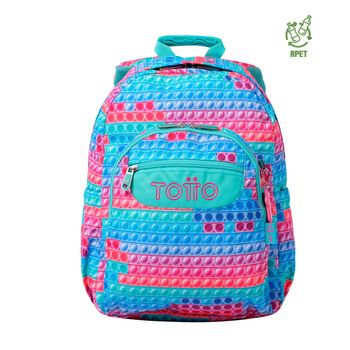 Mochila Totto para Nina Pink Ocean L polipapel